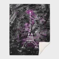 Digital Art Eiffel Tower | pink/black and white - CURIOOS Onlineshop