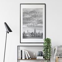 LINK UK POSTERS - NYC Midtown Manhattan | Text & Skyline