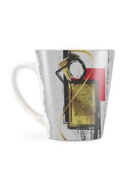 Abstract Fashion Design - Classic Mug Latte - LINK VIDA